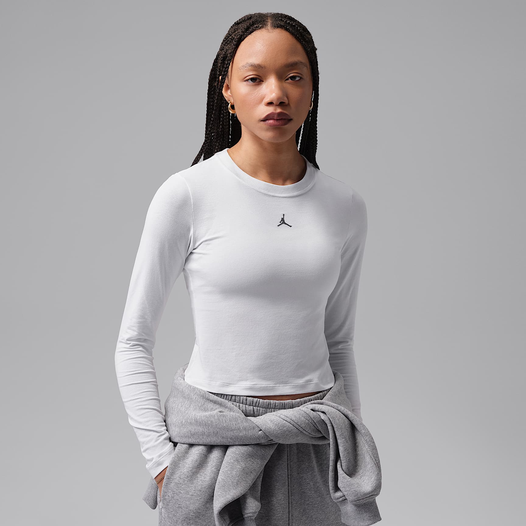 Jordan Brooklyn Essentials Women's Long-Sleeve Mid Layer T-Shirt